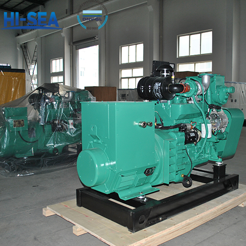 Starting test of marine diesel generator set